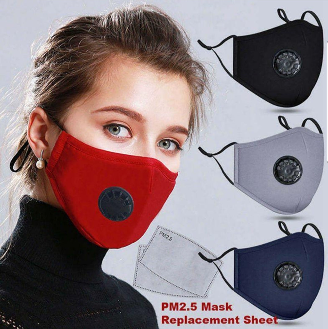 Premium Washable Filter Included Face Mask 2020