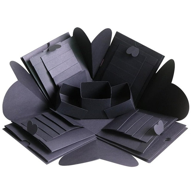 Surprise Box Photo Black Gift Box Explosion